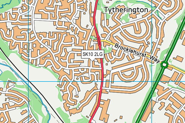 SK10 2LG map - OS VectorMap District (Ordnance Survey) SK10 2LG map - OS VectorMap District (Ordnance Survey)