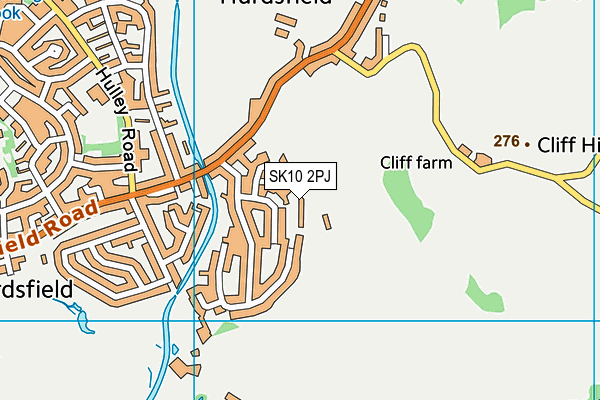SK10 2PJ map - OS VectorMap District (Ordnance Survey) SK10 2PJ map - OS VectorMap District (Ordnance Survey)