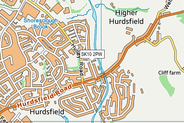 SK10 2PW map - OS VectorMap District (Ordnance Survey) SK10 2PW map - OS VectorMap District (Ordnance Survey)