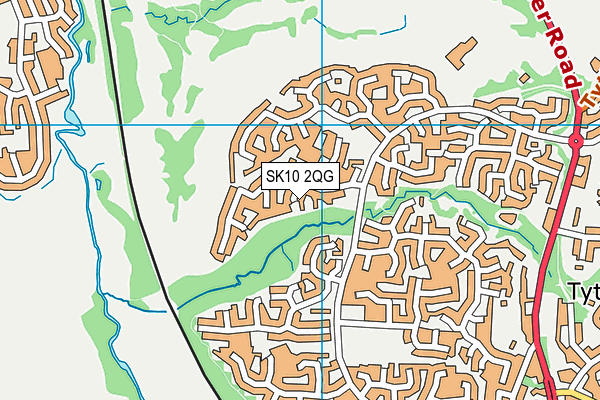 SK10 2QG map - OS VectorMap District (Ordnance Survey) SK10 2QG map - OS VectorMap District (Ordnance Survey)