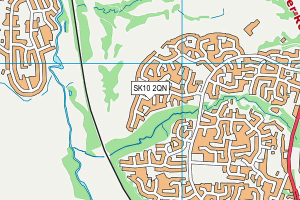 SK10 2QN map - OS VectorMap District (Ordnance Survey) SK10 2QN map - OS VectorMap District (Ordnance Survey)