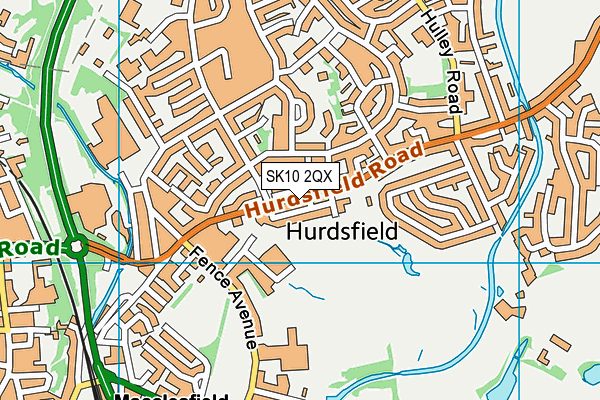 SK10 2QX map - OS VectorMap District (Ordnance Survey) SK10 2QX map - OS VectorMap District (Ordnance Survey)