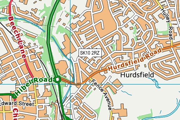 SK10 2RZ map - OS VectorMap District (Ordnance Survey) SK10 2RZ map - OS VectorMap District (Ordnance Survey)