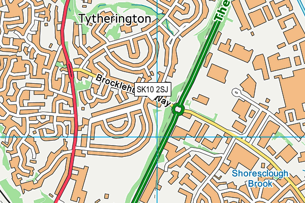 SK10 2SJ map - OS VectorMap District (Ordnance Survey) SK10 2SJ map - OS VectorMap District (Ordnance Survey)