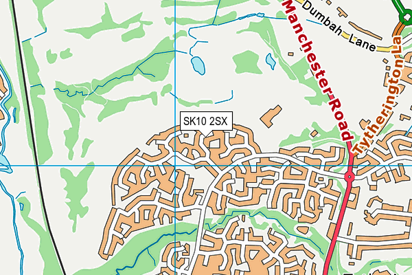 SK10 2SX map - OS VectorMap District (Ordnance Survey) SK10 2SX map - OS VectorMap District (Ordnance Survey)