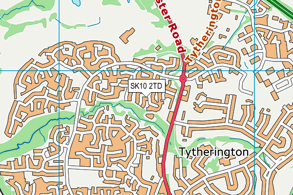 SK10 2TD map - OS VectorMap District (Ordnance Survey) SK10 2TD map - OS VectorMap District (Ordnance Survey)