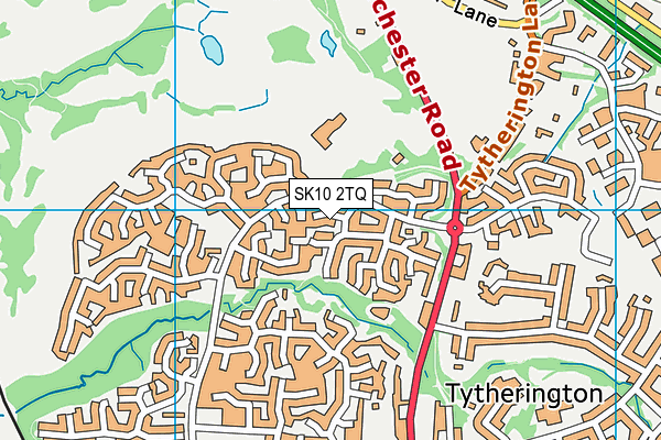 SK10 2TQ map - OS VectorMap District (Ordnance Survey) SK10 2TQ map - OS VectorMap District (Ordnance Survey)