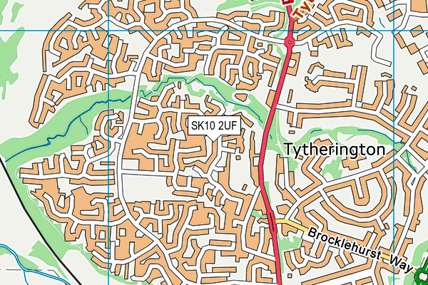 SK10 2UF map - OS VectorMap District (Ordnance Survey) SK10 2UF map - OS VectorMap District (Ordnance Survey)