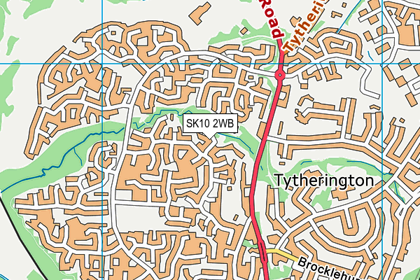 SK10 2WB map - OS VectorMap District (Ordnance Survey) SK10 2WB map - OS VectorMap District (Ordnance Survey)