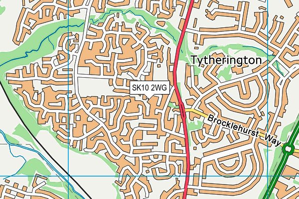 SK10 2WG map - OS VectorMap District (Ordnance Survey) SK10 2WG map - OS VectorMap District (Ordnance Survey)