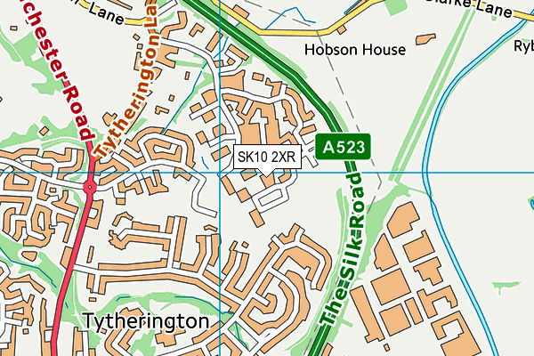 SK10 2XR map - OS VectorMap District (Ordnance Survey) SK10 2XR map - OS VectorMap District (Ordnance Survey)