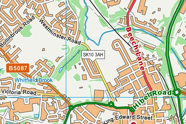 SK10 3AH map - OS VectorMap District (Ordnance Survey) SK10 3AH map - OS VectorMap District (Ordnance Survey)