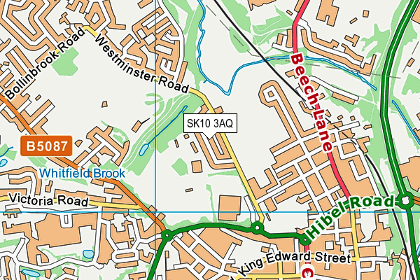 SK10 3AQ map - OS VectorMap District (Ordnance Survey) SK10 3AQ map - OS VectorMap District (Ordnance Survey)