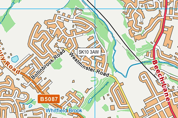 SK10 3AW map - OS VectorMap District (Ordnance Survey) SK10 3AW map - OS VectorMap District (Ordnance Survey)