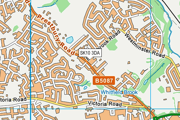 SK10 3DA map - OS VectorMap District (Ordnance Survey) SK10 3DA map - OS VectorMap District (Ordnance Survey)