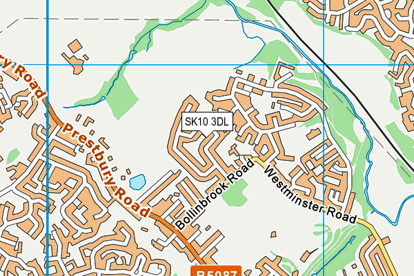 SK10 3DL map - OS VectorMap District (Ordnance Survey) SK10 3DL map - OS VectorMap District (Ordnance Survey)