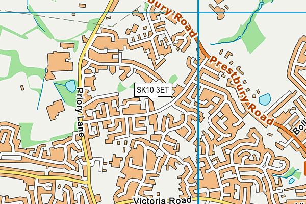 SK10 3ET map - OS VectorMap District (Ordnance Survey) SK10 3ET map - OS VectorMap District (Ordnance Survey)