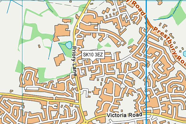 SK10 3EZ map - OS VectorMap District (Ordnance Survey) SK10 3EZ map - OS VectorMap District (Ordnance Survey)