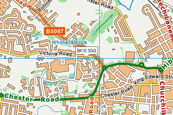 SK10 3GG map - OS VectorMap District (Ordnance Survey) SK10 3GG map - OS VectorMap District (Ordnance Survey)