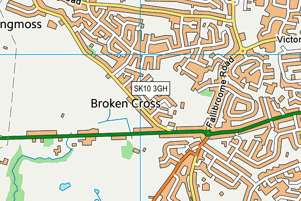 SK10 3GH map - OS VectorMap District (Ordnance Survey)