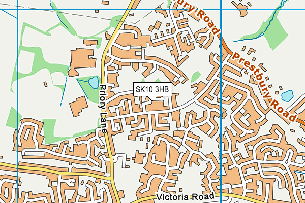 SK10 3HB map - OS VectorMap District (Ordnance Survey) SK10 3HB map - OS VectorMap District (Ordnance Survey)