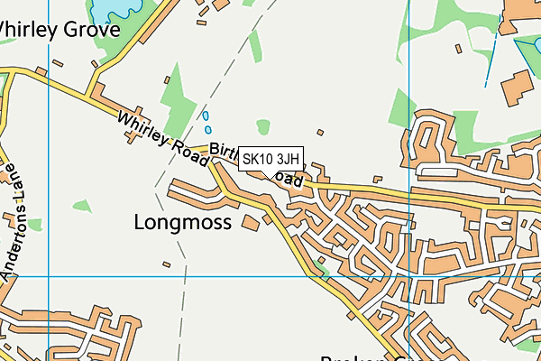 SK10 3JH map - OS VectorMap District (Ordnance Survey) SK10 3JH map - OS VectorMap District (Ordnance Survey)