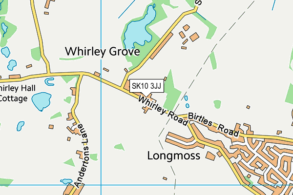 SK10 3JJ map - OS VectorMap District (Ordnance Survey)