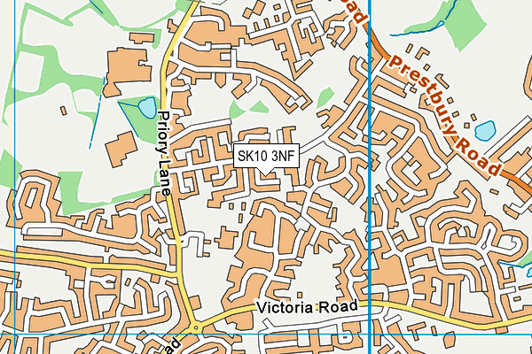SK10 3NF map - OS VectorMap District (Ordnance Survey) SK10 3NF map - OS VectorMap District (Ordnance Survey)