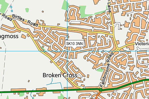 SK10 3NN map - OS VectorMap District (Ordnance Survey)