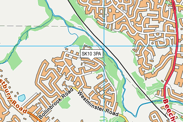 SK10 3PA map - OS VectorMap District (Ordnance Survey) SK10 3PA map - OS VectorMap District (Ordnance Survey)