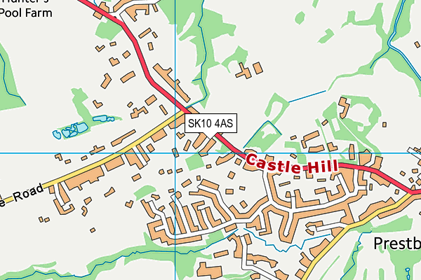 SK10 4AS map - OS VectorMap District (Ordnance Survey)