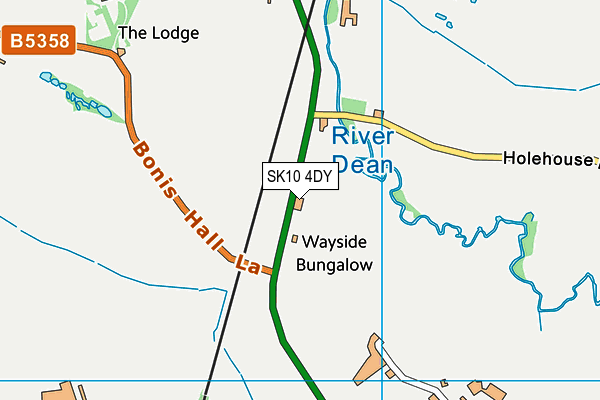 SK10 4DY map - OS VectorMap District (Ordnance Survey)