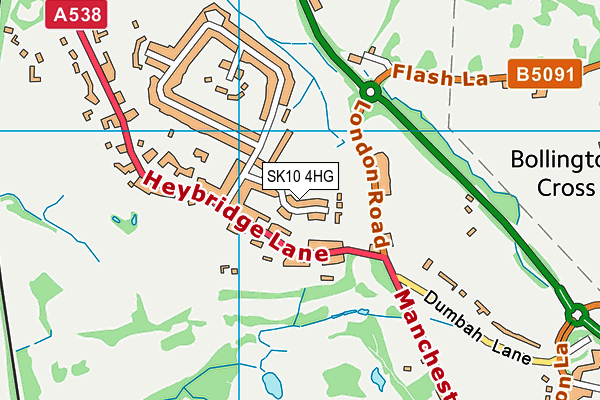 SK10 4HG map - OS VectorMap District (Ordnance Survey) SK10 4HG map - OS VectorMap District (Ordnance Survey)