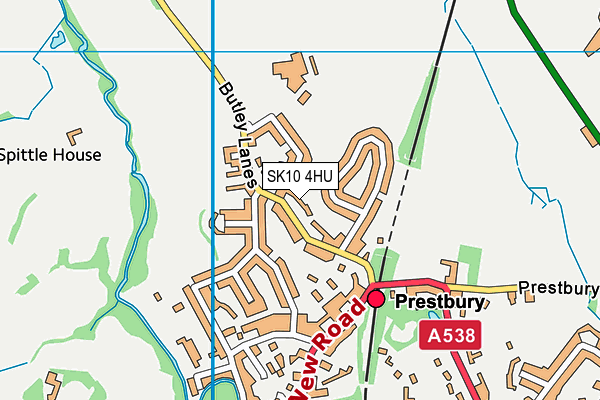SK10 4HU map - OS VectorMap District (Ordnance Survey) SK10 4HU map - OS VectorMap District (Ordnance Survey)
