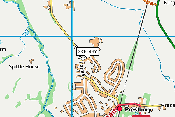 SK10 4HY map - OS VectorMap District (Ordnance Survey)