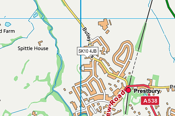 SK10 4JB map - OS VectorMap District (Ordnance Survey) SK10 4JB map - OS VectorMap District (Ordnance Survey)