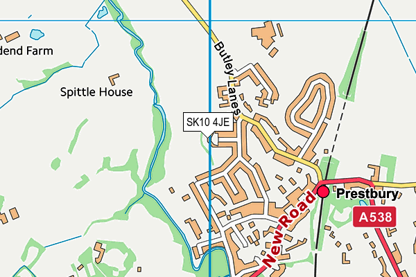 SK10 4JE map - OS VectorMap District (Ordnance Survey)