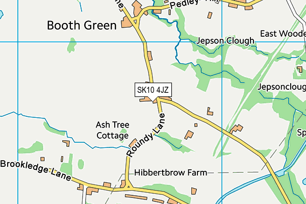 SK10 4JZ map - OS VectorMap District (Ordnance Survey)