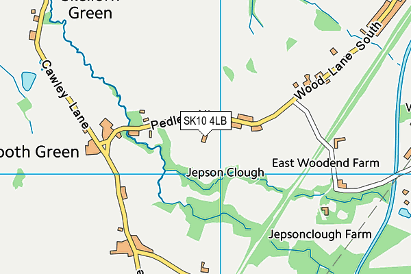 SK10 4LB map - OS VectorMap District (Ordnance Survey) SK10 4LB map - OS VectorMap District (Ordnance Survey)
