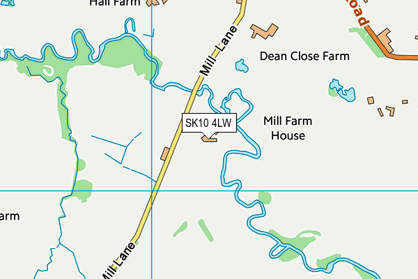 SK10 4LW map - OS VectorMap District (Ordnance Survey) SK10 4LW map - OS VectorMap District (Ordnance Survey)