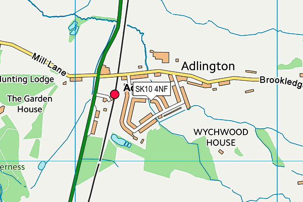 SK10 4NF map - OS VectorMap District (Ordnance Survey) SK10 4NF map - OS VectorMap District (Ordnance Survey)