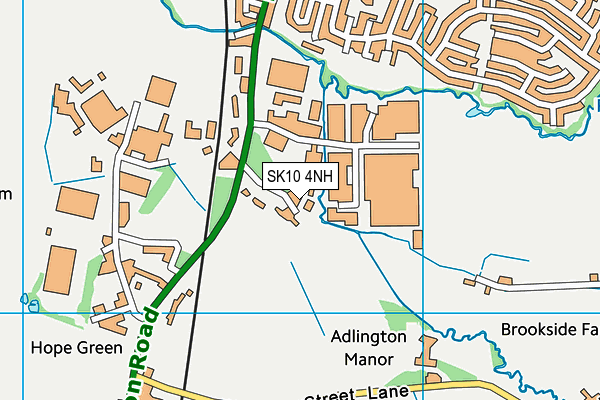 SK10 4NH map - OS VectorMap District (Ordnance Survey) SK10 4NH map - OS VectorMap District (Ordnance Survey)