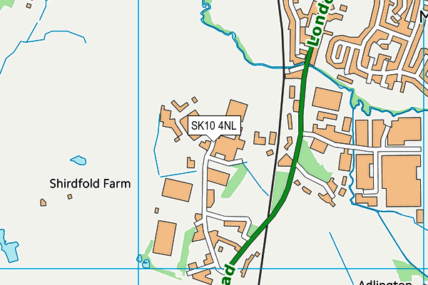 SK10 4NL map - OS VectorMap District (Ordnance Survey)