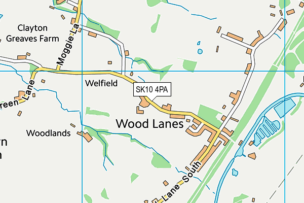 SK10 4PA map - OS VectorMap District (Ordnance Survey) SK10 4PA map - OS VectorMap District (Ordnance Survey)