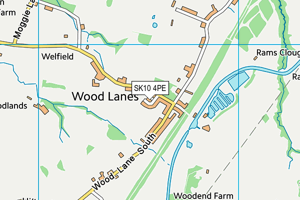 SK10 4PE map - OS VectorMap District (Ordnance Survey) SK10 4PE map - OS VectorMap District (Ordnance Survey)