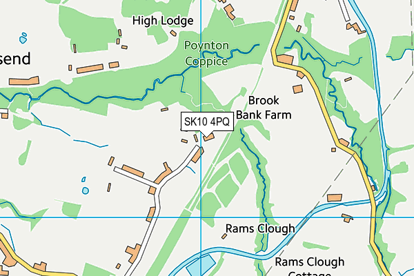 SK10 4PQ map - OS VectorMap District (Ordnance Survey)