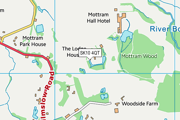 SK10 4QT map - OS VectorMap District (Ordnance Survey)