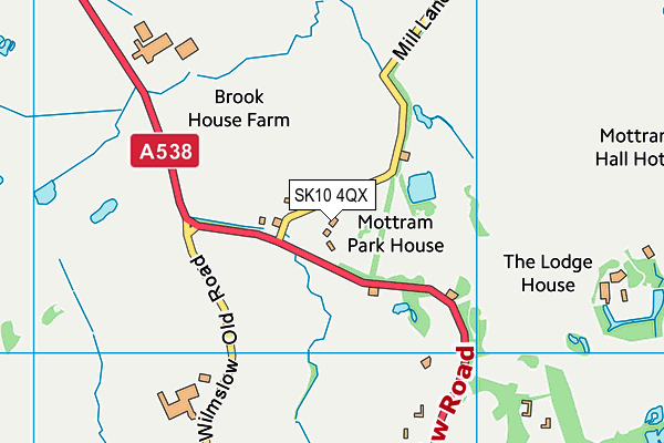 SK10 4QX map - OS VectorMap District (Ordnance Survey) SK10 4QX map - OS VectorMap District (Ordnance Survey)