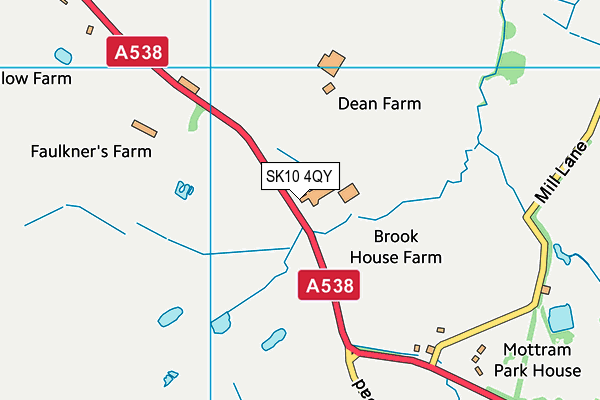 SK10 4QY map - OS VectorMap District (Ordnance Survey)
