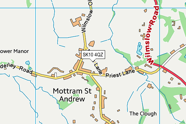 SK10 4QZ map - OS VectorMap District (Ordnance Survey) SK10 4QZ map - OS VectorMap District (Ordnance Survey)